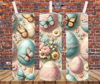 Easter Eggs - Tumbler Wrap - Vinyl Transfers