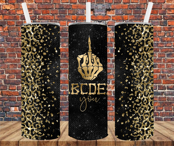 ABCDF You - Tumbler Wrap - Sublimation Transfer