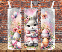 Easter Bunny - Tumbler Wrap - Vinyl Transfers