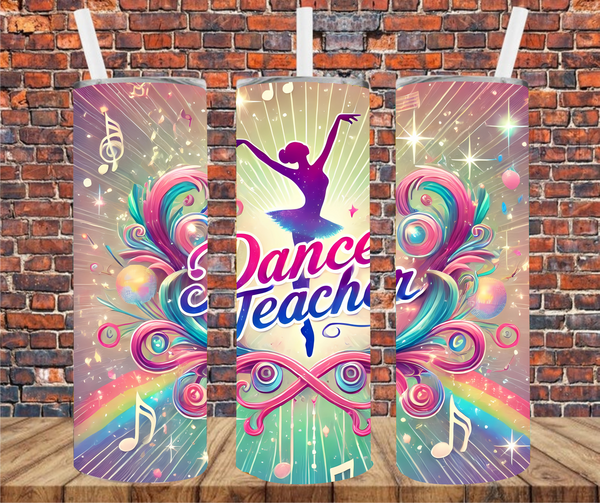 Dance Teacher - Tumbler Wrap - Sublimation Transfers