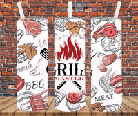 Grill Master - Tumbler Wrap - Sublimation Transfers