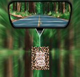I Run On Coffee, Caffeine & Chaos - Air Freshener Transfers
