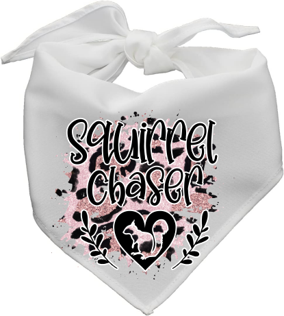 Squirrel Chaser - Pet Bandanna - Sublimation Transfers