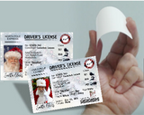 Santa License Kit - Business Card Size
