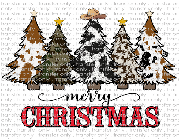 Cowboy Merry Christmas - Waterslide, Sublimation Transfers