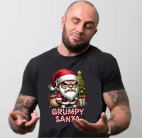 Grumpy Santa - DTF Transfer