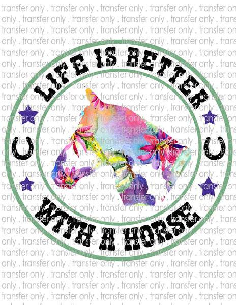 Horse Life - Waterslide, Sublimation Transfers