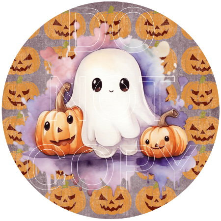 Halloween - Round Template Transfers