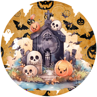 Halloween - Round Template Transfers