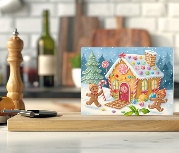 Gingerbread House - Cutting Board - Sublimation Transfer