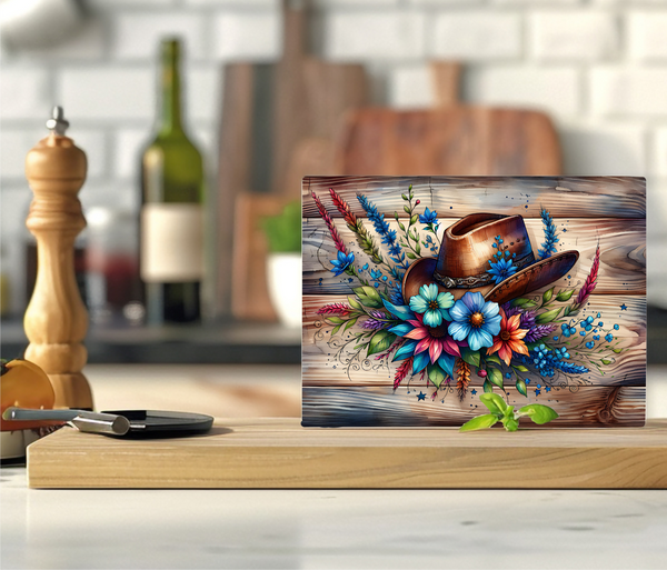Transfer Committe Screen Cowgirl Hat - Cutting Board - Sublimation Transfer – Crafty Connections