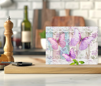 Lavender Butterflies - Cutting Board - Sublimation Transfer