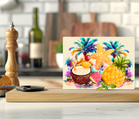 Tropical Summer - Cutting Board - Sublimation Transfer