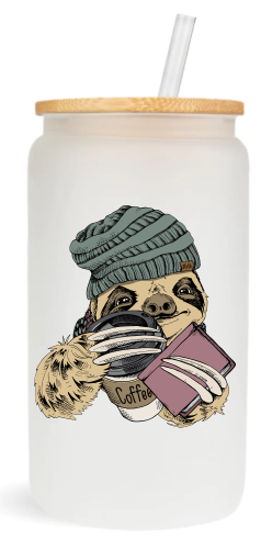 Sloth Coffee -  UV DTF Decals