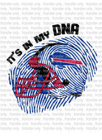 Waterslide, Sublimation Transfers - DNA Football - Bills