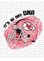 Waterslide, Sublimation Transfers - DNA Football - Chiefs