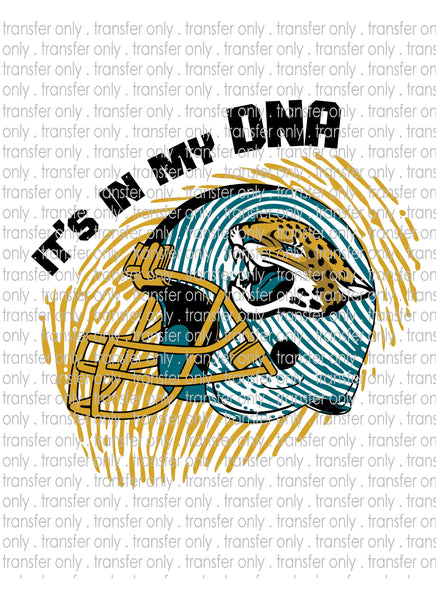 Waterslide, Sublimation Transfers - DNA Football - Jaguars