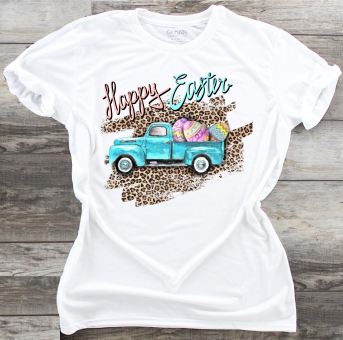 Happy Easter Vintage Truck - DTF Transfer