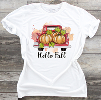 Hello Fall Vintage Truck - DTF Transfer