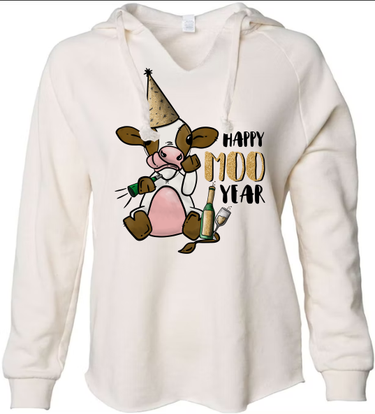 Happy Moo Year - DTF Transfer