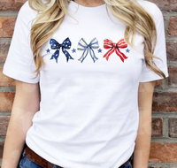 Patriotic Bows - DTF Transfer