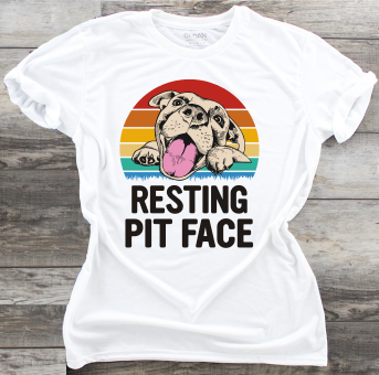 Resting Pit Face - DTF Transfer