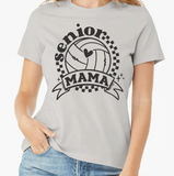 Volleyball Mom Senior 2026 - Black or White Ink - DTF Transfer