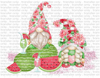Watermelon Gnomes - Waterslide, Sublimation Transfers