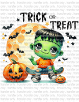 Trick or Treat Halloween - Waterslide, Sublimation Transfers