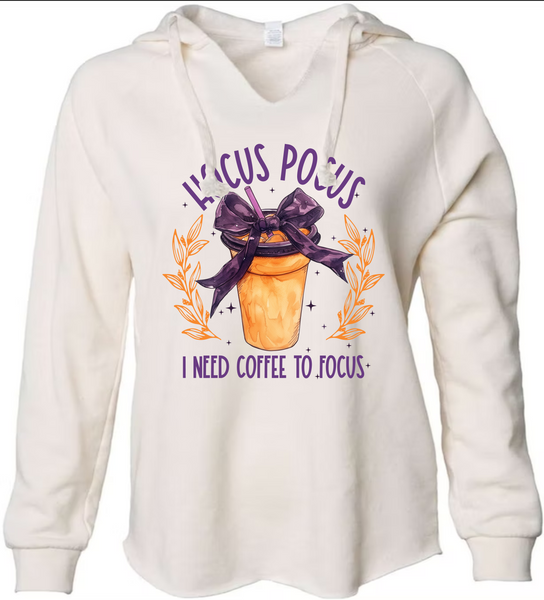 Hocus Pocus I Need Coffee To Focus - DTF Transfer
