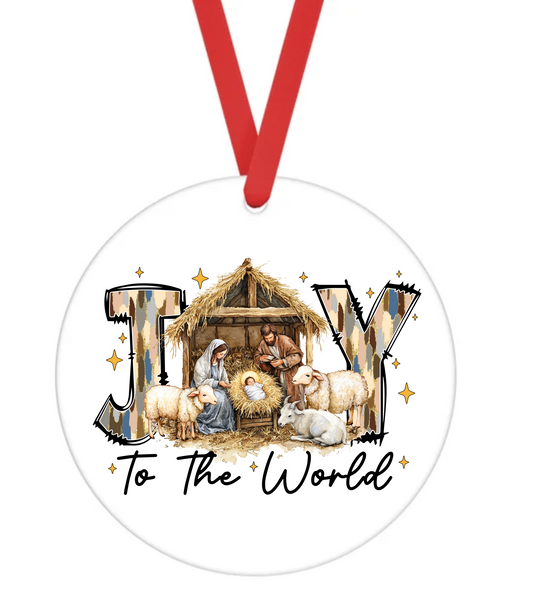 Joy To The World - Sublimation Transfers