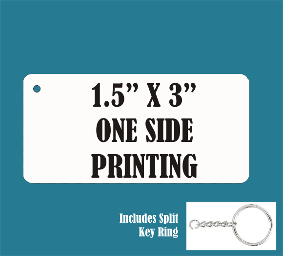Rectangle Metal Sublimation Blank - One Sided