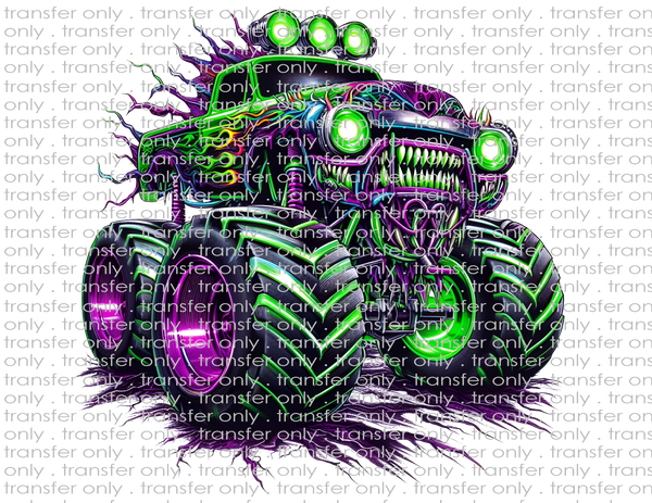 Monster Truck - Waterslide, Sublimation Transfers