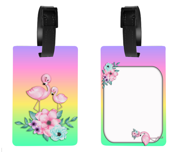 Flamingos - Luggage & Bag Tags - Sublimation Transfer