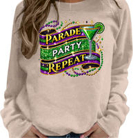 Parade Party Repeat - DTF Transfer