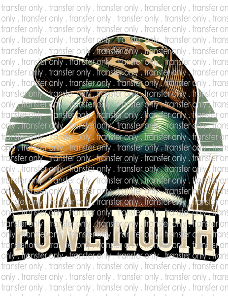 Fowl Mouth - Waterslide, Sublimation Transfers