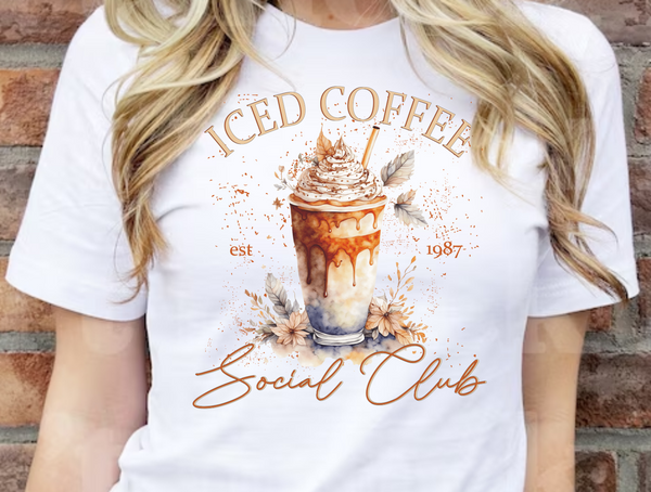 Iced Coffee Social Club - DTF Transfer