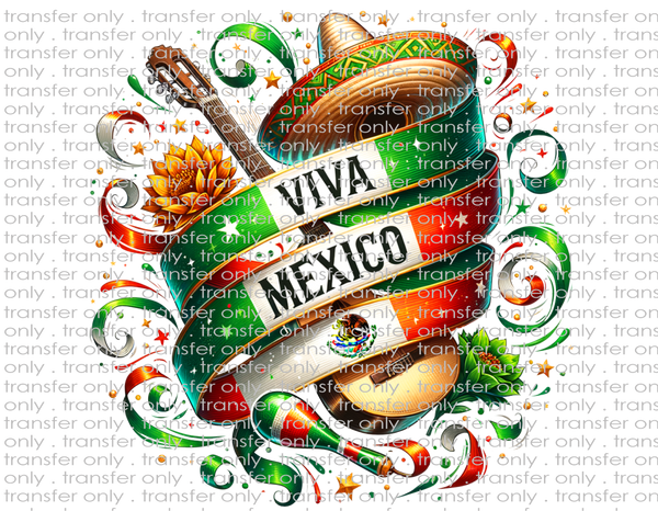 Viva Mexico - Waterslide, Sublimation Transfers