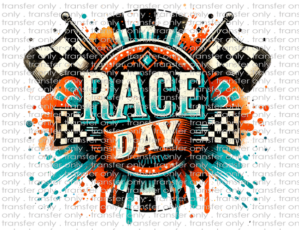 Race Day - Waterslide, Sublimation Transfers