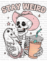 Stay Weird - Waterslide, Sublimation Transfers