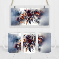 Floral Swag - Coffee Mug Wrap - Sublimation Transfers