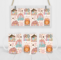 God Is Good - Coffee Mug Wrap - Sublimation Transfers