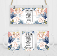 She Is, I Am She - Coffee Mug Wrap - Sublimation Transfers