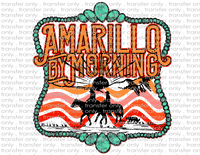 Amarillo By Morning - Waterslide, Sublimation Transfers
