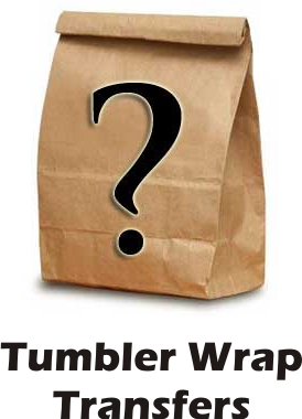 Pack of 3 -  20 oz Tumbler Wrap - Sublimation - Grab Bag
