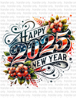 New Year 2025 - Waterslide, Sublimation Transfers