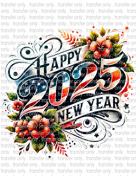 New Year 2025 - Waterslide, Sublimation Transfers