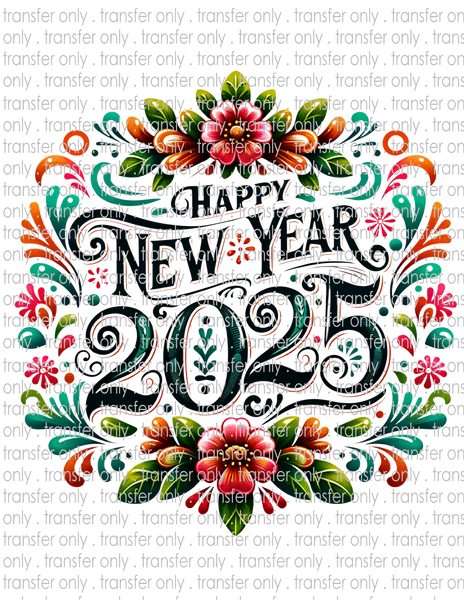 New Year 2025 - Waterslide, Sublimation Transfers