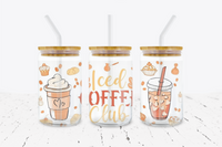 Iced Coffee Club -  UV DTF Transfer Wraps