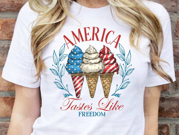 America Tastes Like Freedom - DTF Transfer